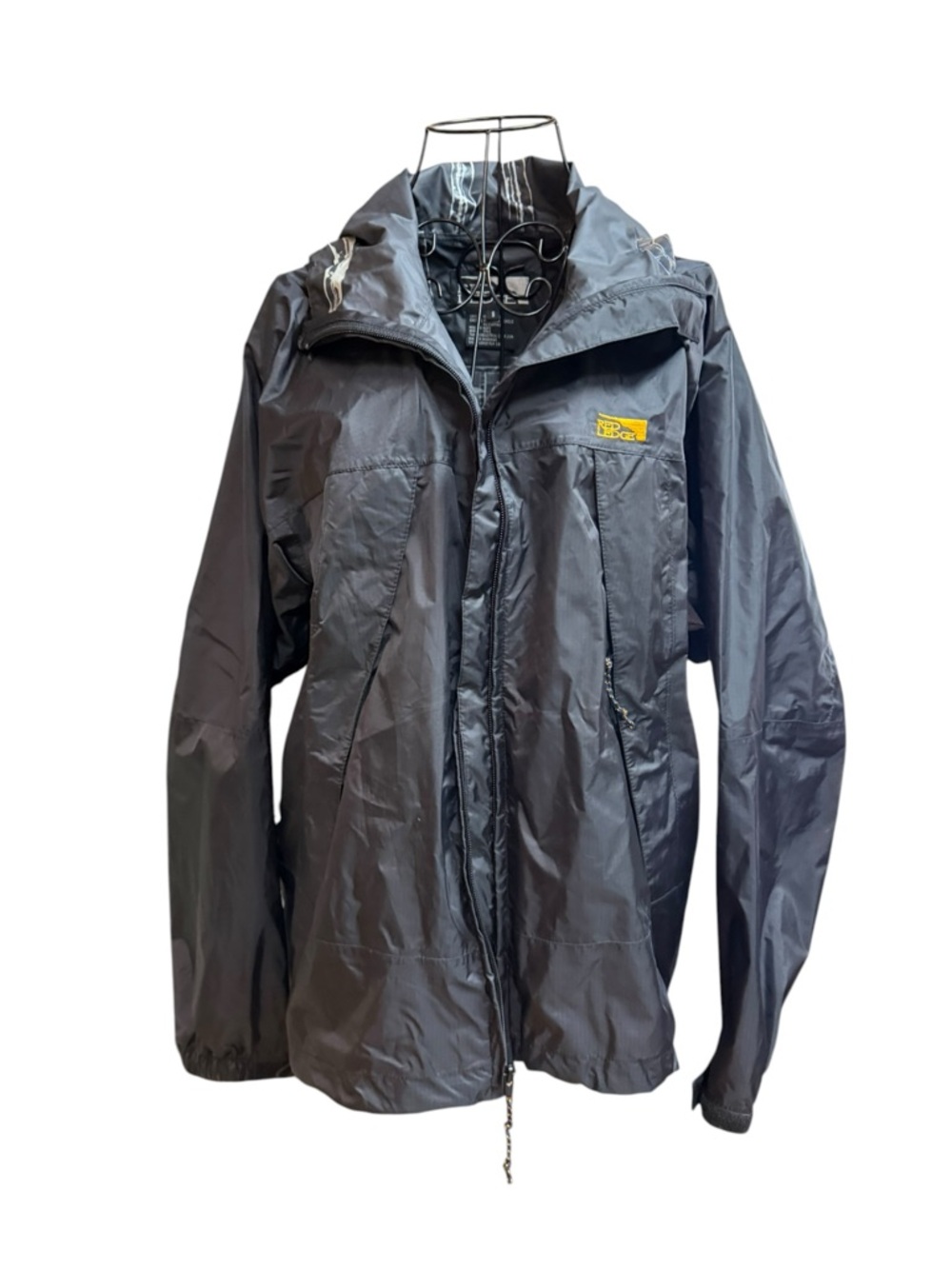 Lightweight Black Utility Jacket with Hood